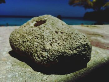 Close-up of rocks against blurred background