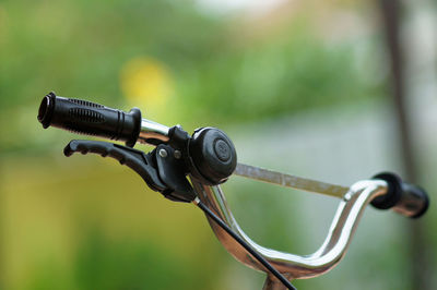 Close-up of bicycle