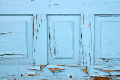 Full frame shot of old weathered door