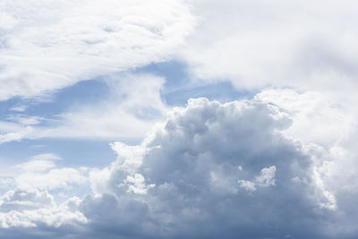 Low angle view of clouds in sky