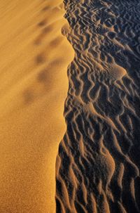 Full frame shot of sand dune