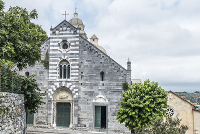 The beautiful church of san lorenzo in portovenere