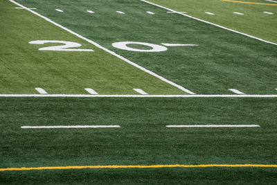 Full frame shot of green field