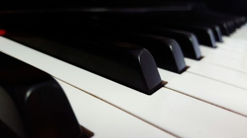 Full frame shot of piano