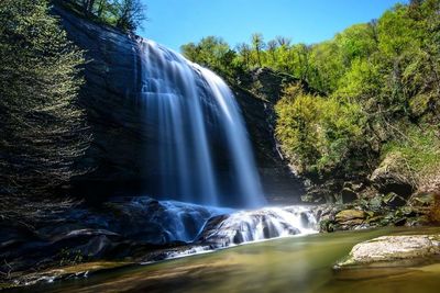 Waterfall in forest