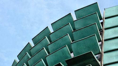 Low angle view of building against sky