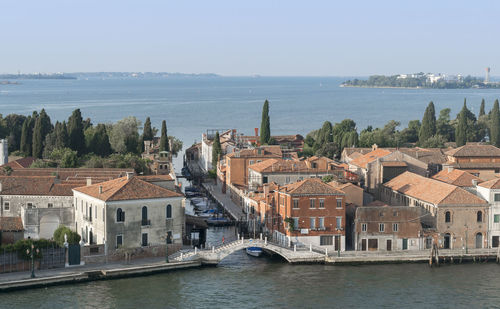 View of city at waterfront