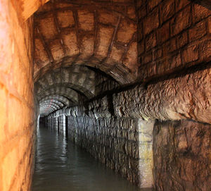 View of bridge over canal