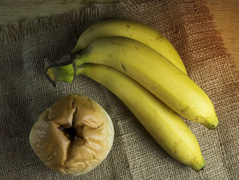 High angle view of fruit on table