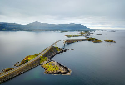 Storseisundet bridge, atlantic ocean road norway taken in 2017