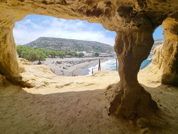 Scenic view of beach