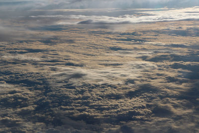 Aerial view of cloudscape