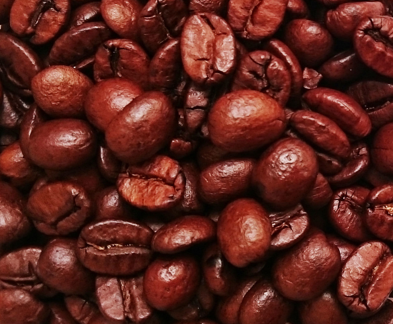 FULL FRAME SHOT OF ROASTED COFFEE