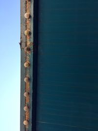 Blue sea against sky