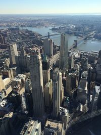 Aerial view of cityscape