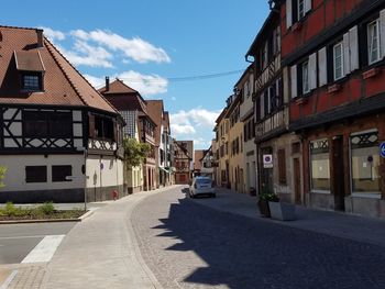 Street amidst buildings in city