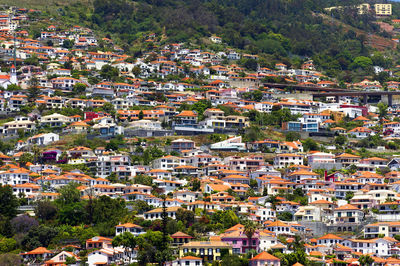 Low angle view of townscape