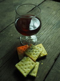 Close-up of drink on table