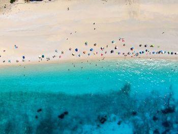 Group of people on beach