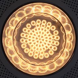 Close-up of illuminated lamp