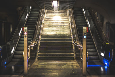 Escalator on escalator