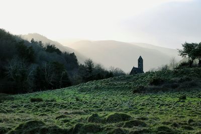 Scenic view of landscape against sky