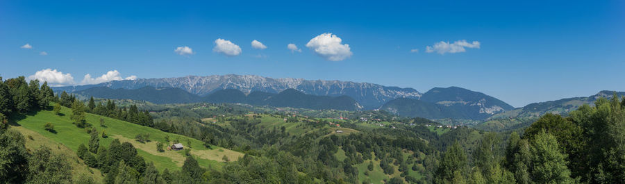 Panoramic view of landscape against sky