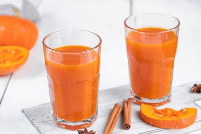 Close-up of drink on table