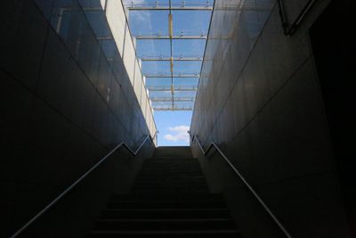 Low angle view of staircase