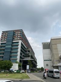 Low angle view of buildings against sky