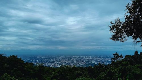 Cityscape against sky