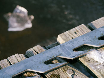 Close-up of rusty metal