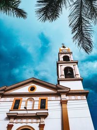 Low angle view of building against sky