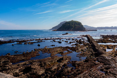 Low tide at la concha