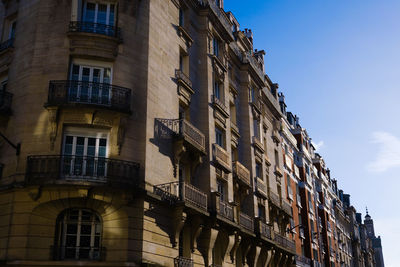 Low angle view of building against sky