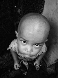 Close-up portrait of boy