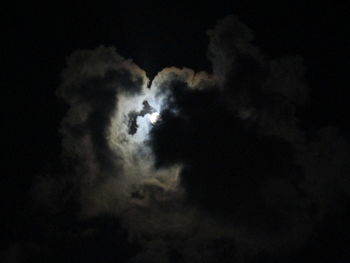 Low angle view of clouds in sky