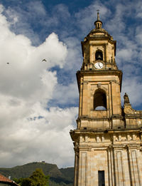 Low angle view of a building against sky