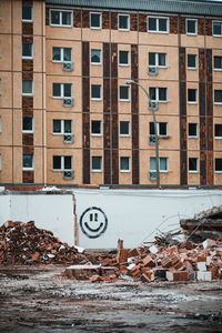 View of abandoned building