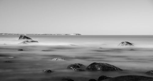 Scenic view of calm sea against sky