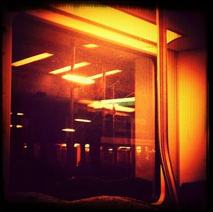 Train at night