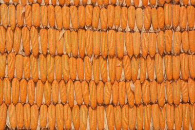 Full frame shot of bread on roof