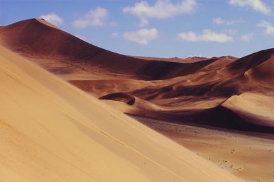 View of desert against the sky