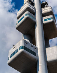 Low angle view of building against sky