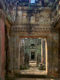 View of old ruin building