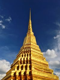 Low angle view of temple