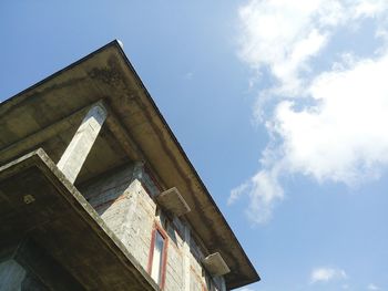 Low angle view of building against sky