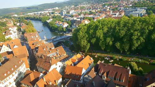 River with buildings in background