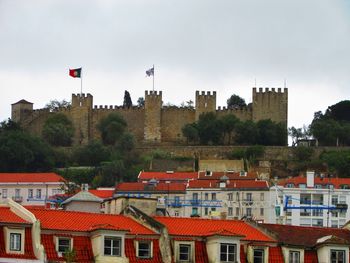 Scenic view of city against sky