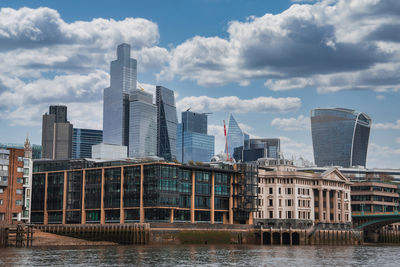 View of buildings in city